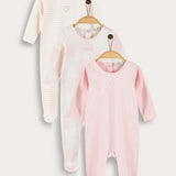 Babygro Third Pack - Pink