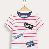 Baby Reeve Striped Shirt - Pink