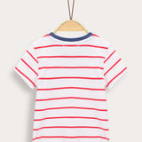 Baby Reeve Striped Shirt - Pink
