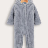 Fur Teddy Coat - Blue