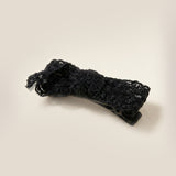 Medium Lace Brooch - Black
