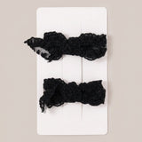 Medium Lace Brooch - Black