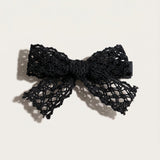 Baby Lace Brooch - Black