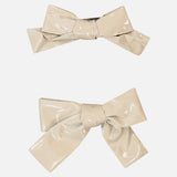 Soft Leather Mini Brooch - Stone