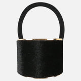 Combined velvet elastic band - black