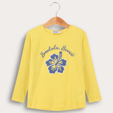 Rivet shirt with print - yellow