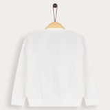 Fashion shirt with floral print - White