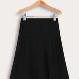 Paneled skirt - black