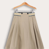 Banglin skirt with elastic - beige