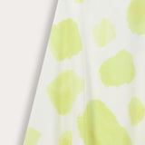 Printed waffle skirt - gray
