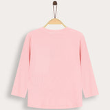 Rivet shirt with print - pink