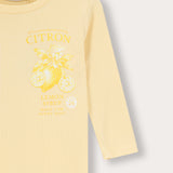 Rivet shirt with print - yellow