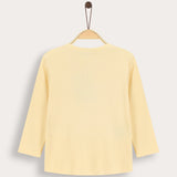Rivet shirt with print - yellow