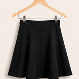 Jersey skirt - black