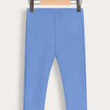 Long Bengaline Leggings - Blue