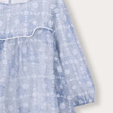 Tiered Gasca dress - Blue