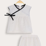 Baby Butterfly Side Set - Cream