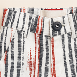 Striped Shorts - Red