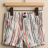 Striped Shorts - Red