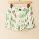 Striped Shorts - Green