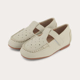 Baby moccasins with Velcro - beige