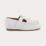 Baby moccasins with Velcro - white