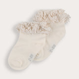 Crocheted Dental Socks - Beige 1