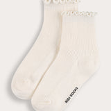 Curls Rivet Socks - Beige