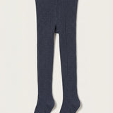 Girls' Colorful Ribbed Tights - Jeans