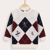 Argyle Sweater - Beige