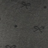 Lycra Tights with Bow Pattern 40 Denier - Black