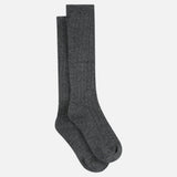 Lace Knee Socks - Gray