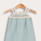 Crochet Overalls / Sarong - Blue