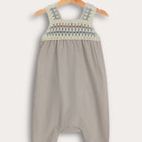 Crochet Overalls / Sundress - Beige