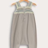 Crochet Overalls / Sundress - Beige