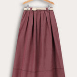 Denim skirt - purple