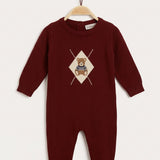 Teddy Bear Overall - Beige