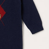 Teddy Bear Overalls - Navy