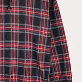 Plaid Print Sweatshirt - Black