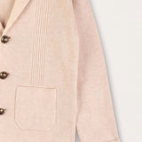 Knitted blazer - Beige