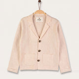 Knitted blazer - Beige