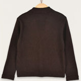 Knitted Blazer - Brown