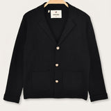 Knit blazer - black