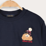 Plaid sweatshirt - Navy