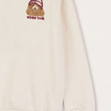 Plaid sweatshirt - beige