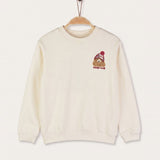 Plaid sweatshirt - beige