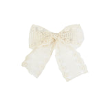 Lace brooch - beige