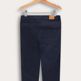 Corduroy tights with button - Navy