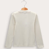 Half-Turtleneck Shirt - Cream