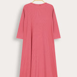 3/4 Sleeve Bear Nightgown - Coral
